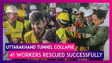 Uttarakhand Tunnel Collapse: 41 Workers Evacuated Successfully, CM Pushkar Singh Dhami Meets Them, Announces Rs 1 Lakh Aid Each For Rescued Worker